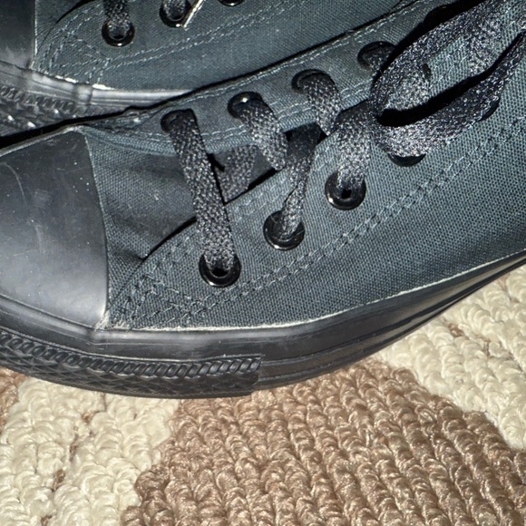 Converse All Black Men's Sneakers - Picture 3 of 5